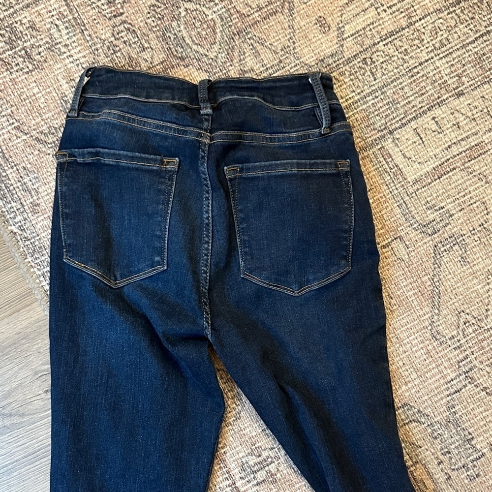 Frame Denim Women's Dark Indigo Skinny Jeans
